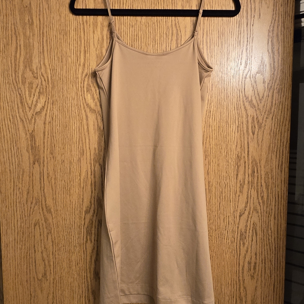 Banana Republic Camel Slip Dress